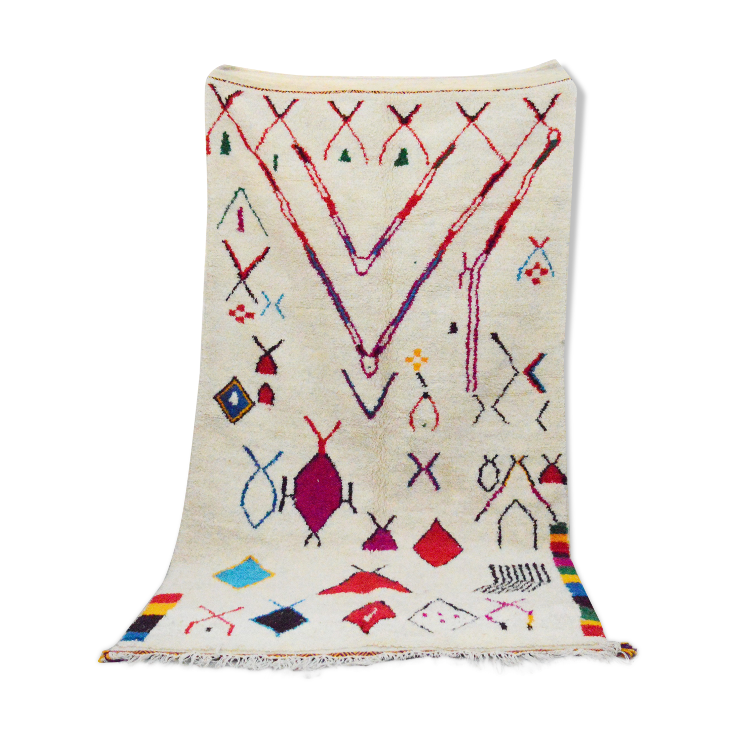 286x150cm moroccan berbere carpet