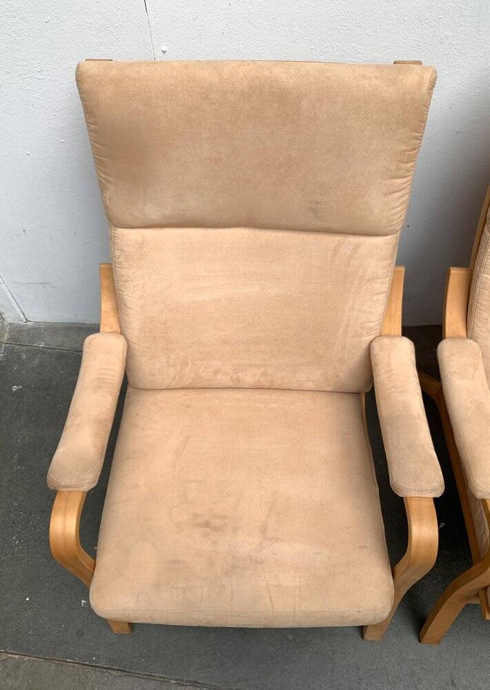 Vintage Danish lounge chairs by Skalma, set of 4.