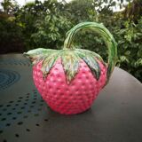 Pichet barbotine fraise