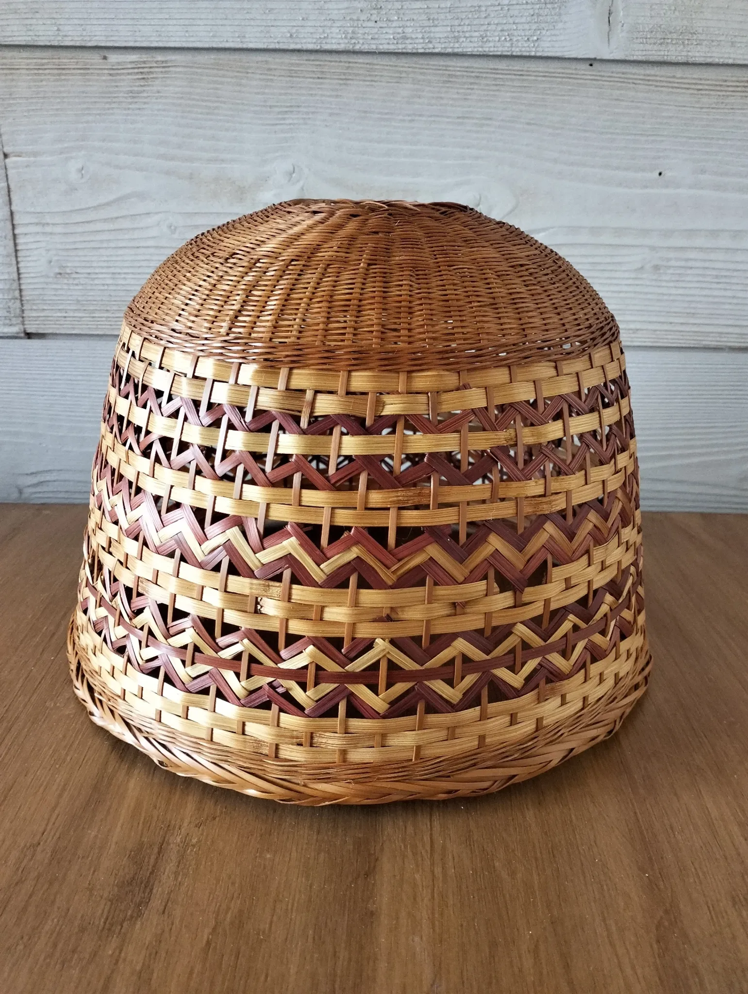 Abat-jour suspension bambou/rotin