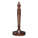 Vintage lamp, vintage lamp base, wooden and copper lamp base, lamp