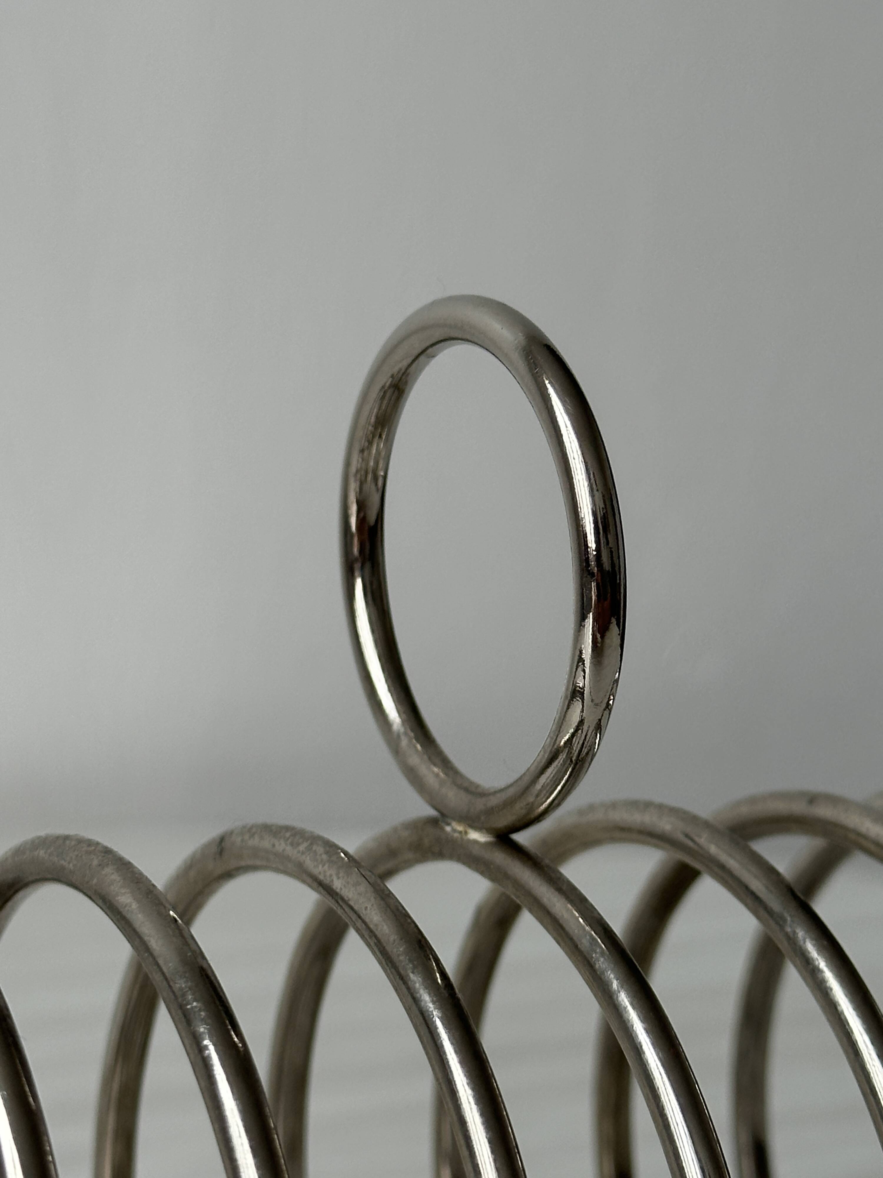 Old metal toast rack