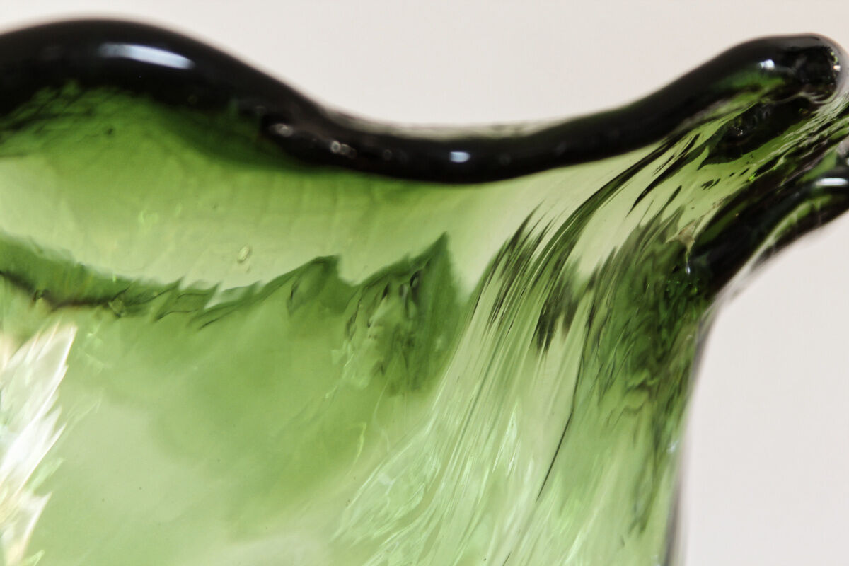 Vase glass bottle, 30s