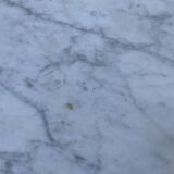 50s coffee table in metal and marble