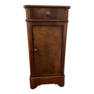 Louis Philippe walnut bedside table