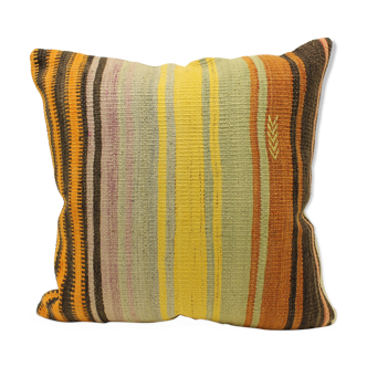 60x60 cm kilim cushion,vintage cushion cover