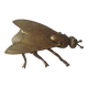 Large brass fly ashtray