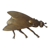 Cendrier grande mouche en laiton