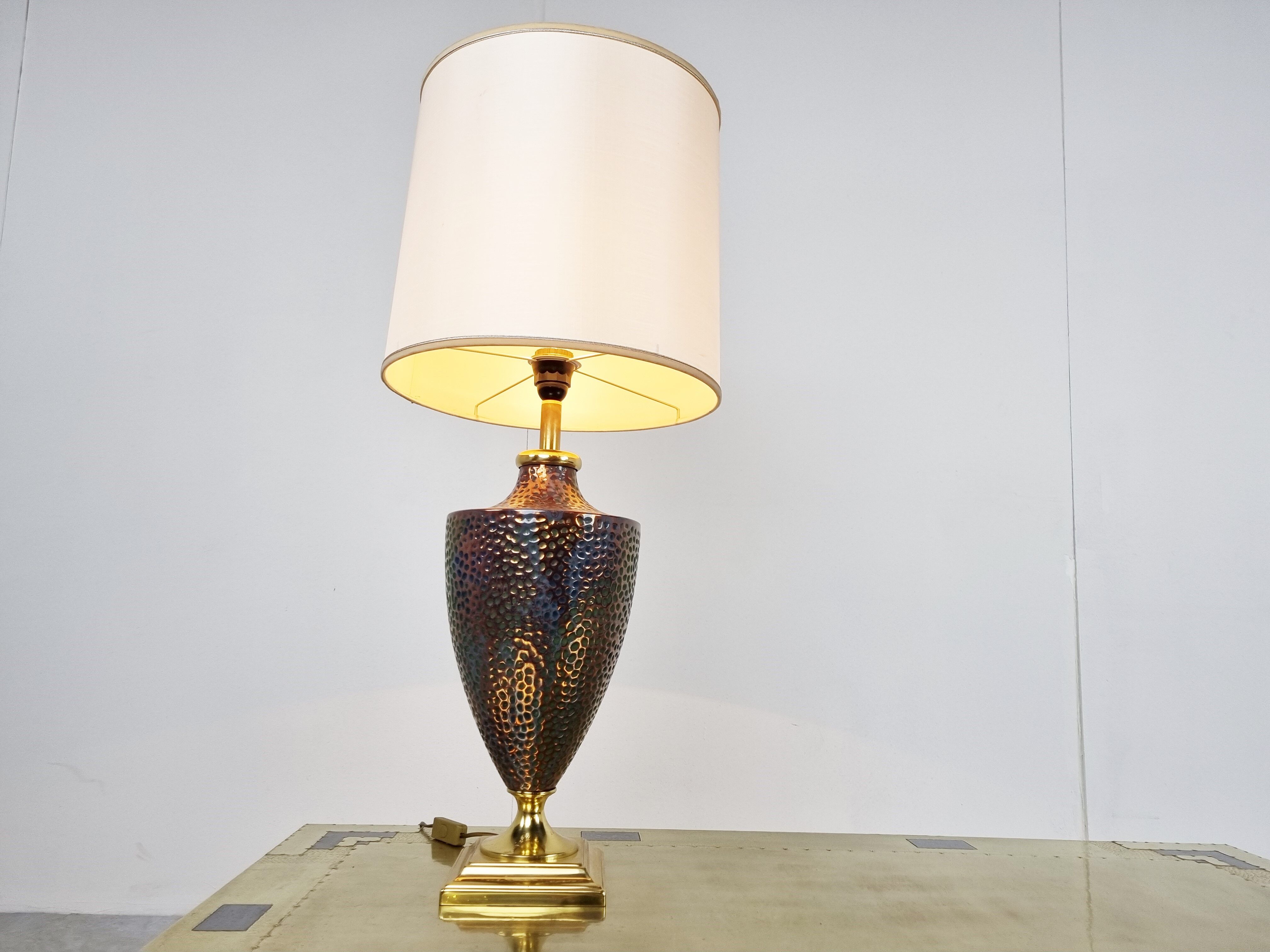 Xxl table lamp by Maison Le Dauphin, 1970s