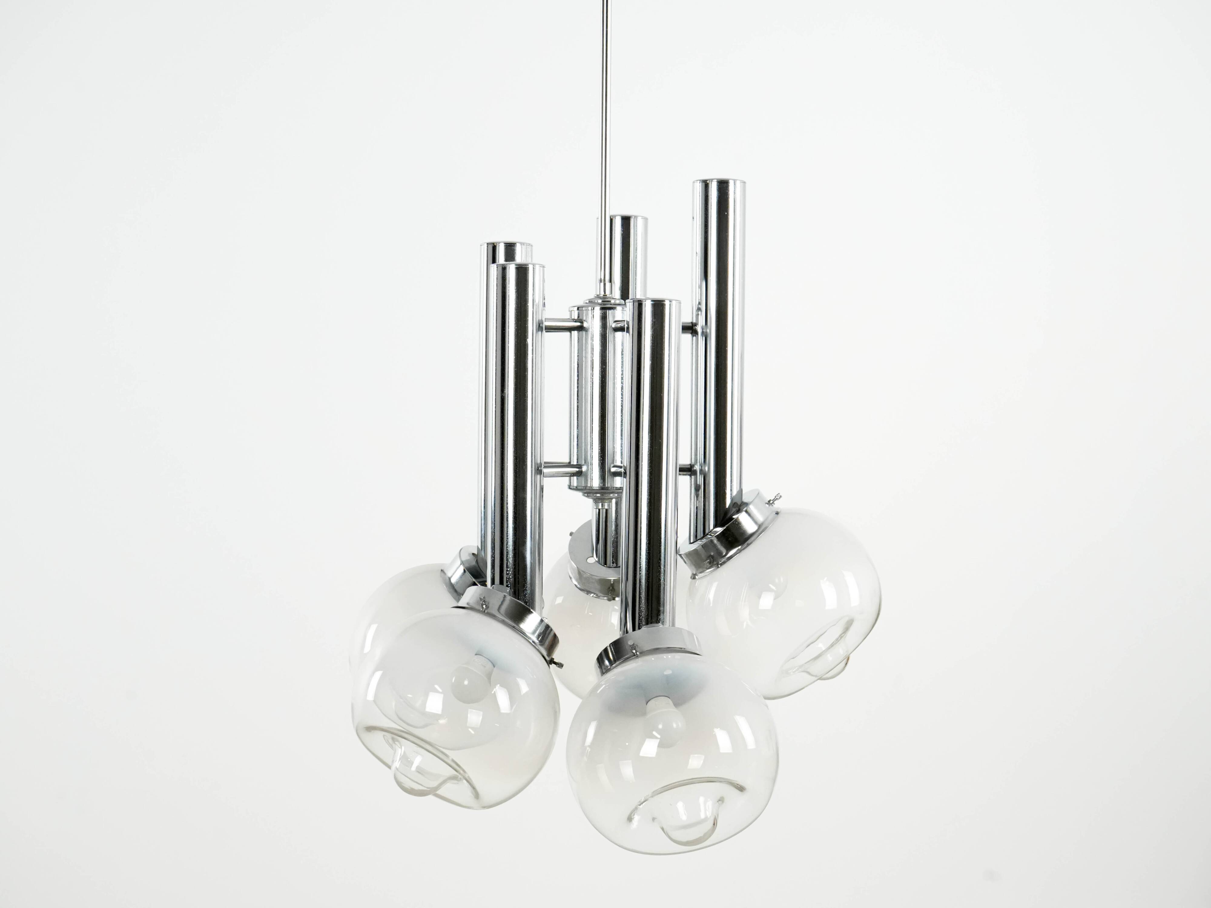 Chandelier, Italian design, 1970s, manufactured in Italy