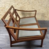 1960s/70s Teak 2-seater sofa by Glostrup Møbelfabrik Denmark Design