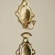 Large wall sconces in baroque style, Swedish, Mid-Century