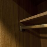 Armoire scandinave 3 portes en teck blond