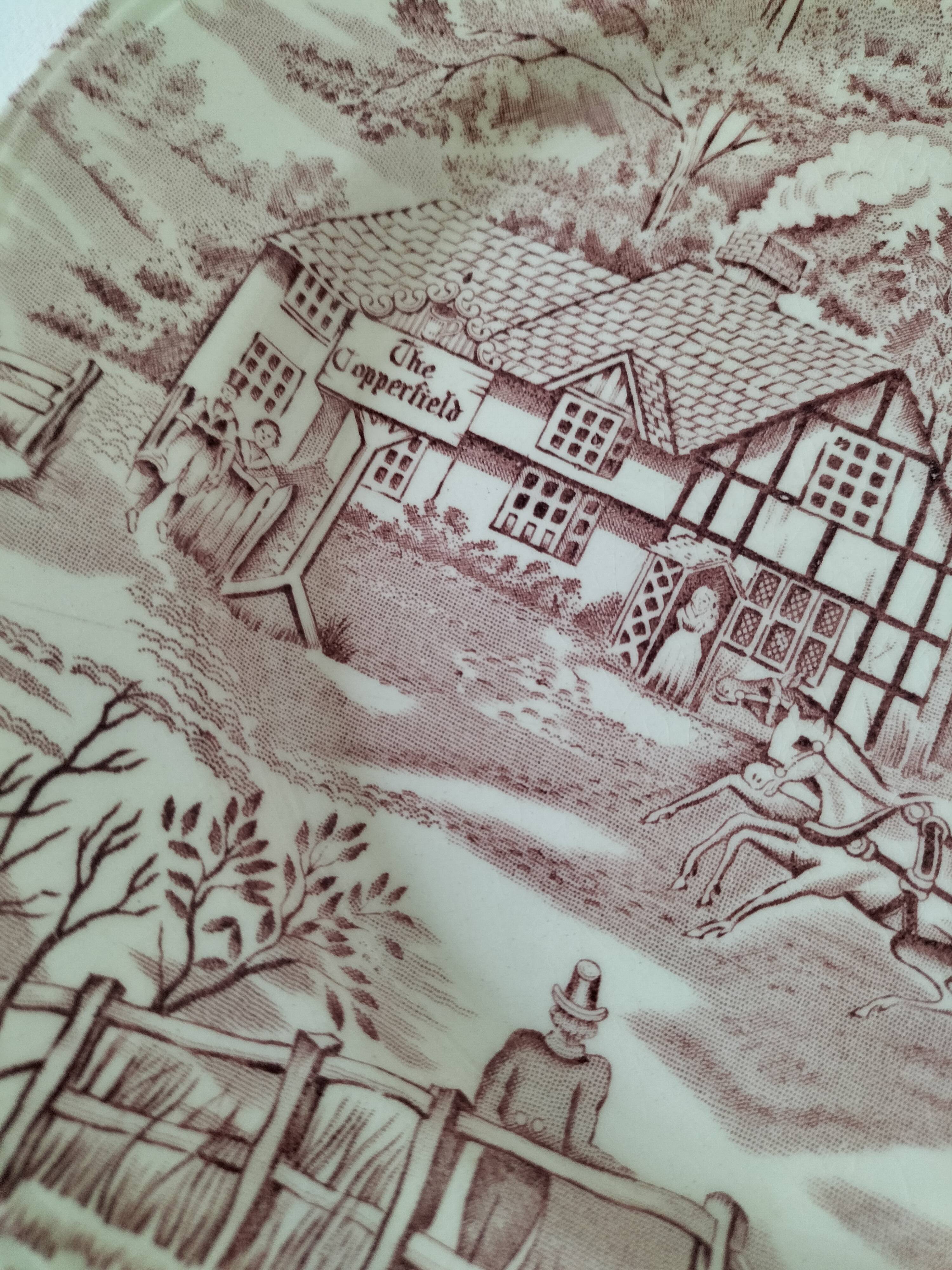 4 Lunéville & Ironstone plates – English Style decor
