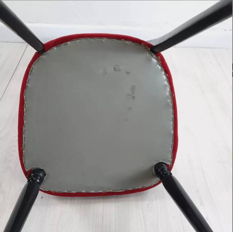 Pair of chiavarine chairs 40/50s high backrest