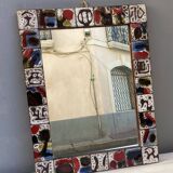 1960s ceramic mirror