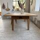 Solid oak farmhouse table 180/270 cm + extensions