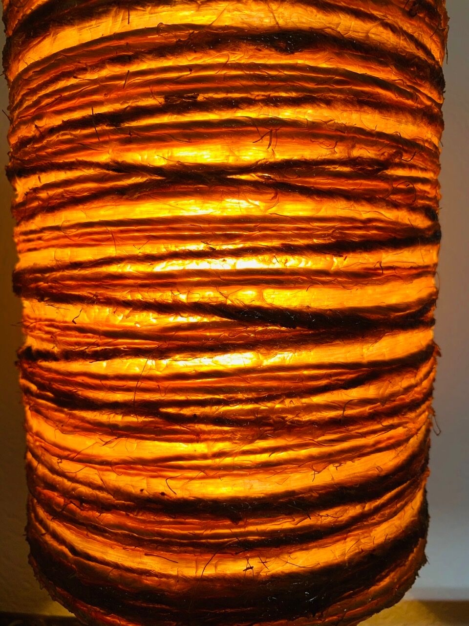 Vintage stoneware table lamp by Accolay, 70s