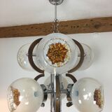 Murano glass chandelier by Mazzega, 70s