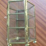 Brass display case