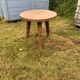 Garden furniture in 'rockery' cement