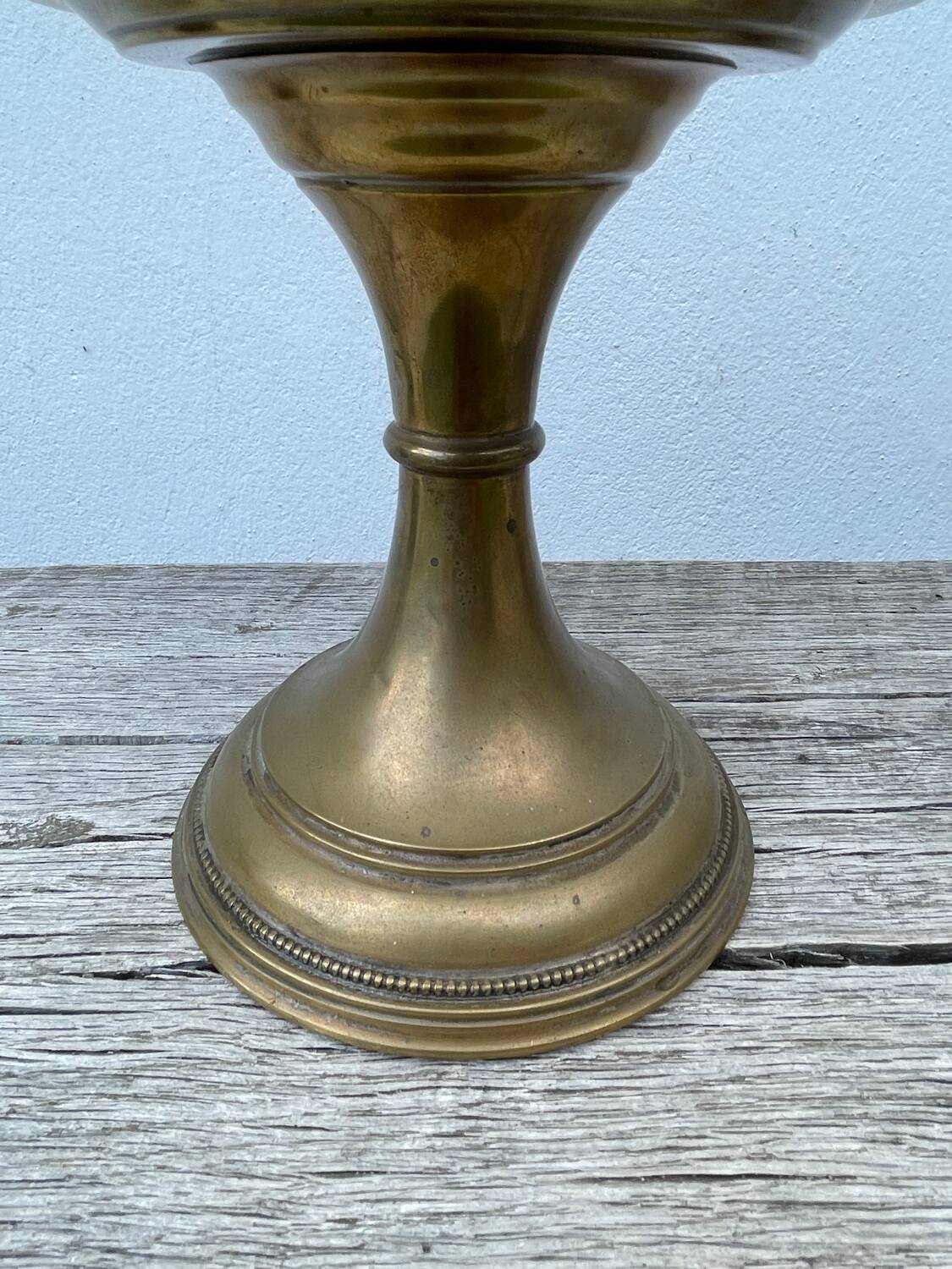 Vintage gilded footed bowl