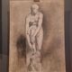 Étude de nu / Dessin au fusain d'Ellen Hägg, signé et daté -(18)94.