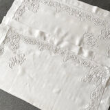 Pair of old pillowcases