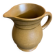 Old pichet sarreguemines beige ceramic 1970s vintage