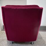 red velvet armchair 1970
