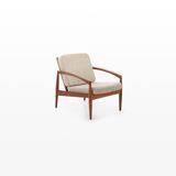 Model 121 Paper knife easy chair by Kai Kristiansen for Magnus Olesen, Denm