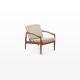 Model 121 Paper knife easy chair by Kai Kristiansen for Magnus Olesen, Denm