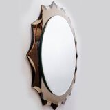 Miroir mural style Cristal Art, années 1960