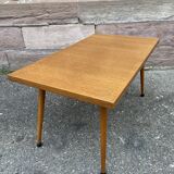 coffee table Formica French laminate vintage design 1960 Scandinavian base