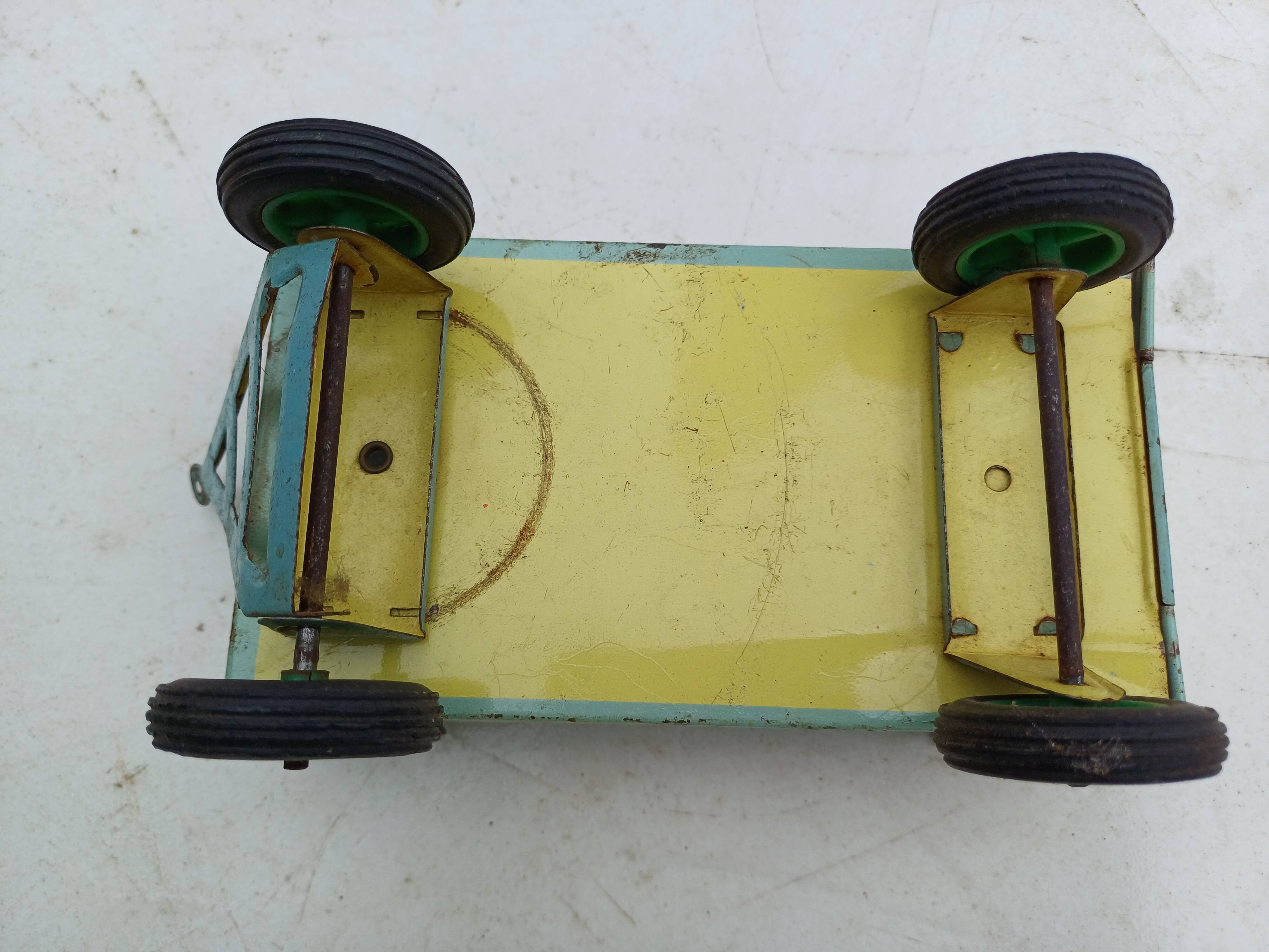 Friction metal tractor and trailer