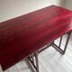 Console rabattable ou table de salle à manger en rotin Maugrion Mid-Century