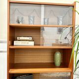 Vintage glass bookcase