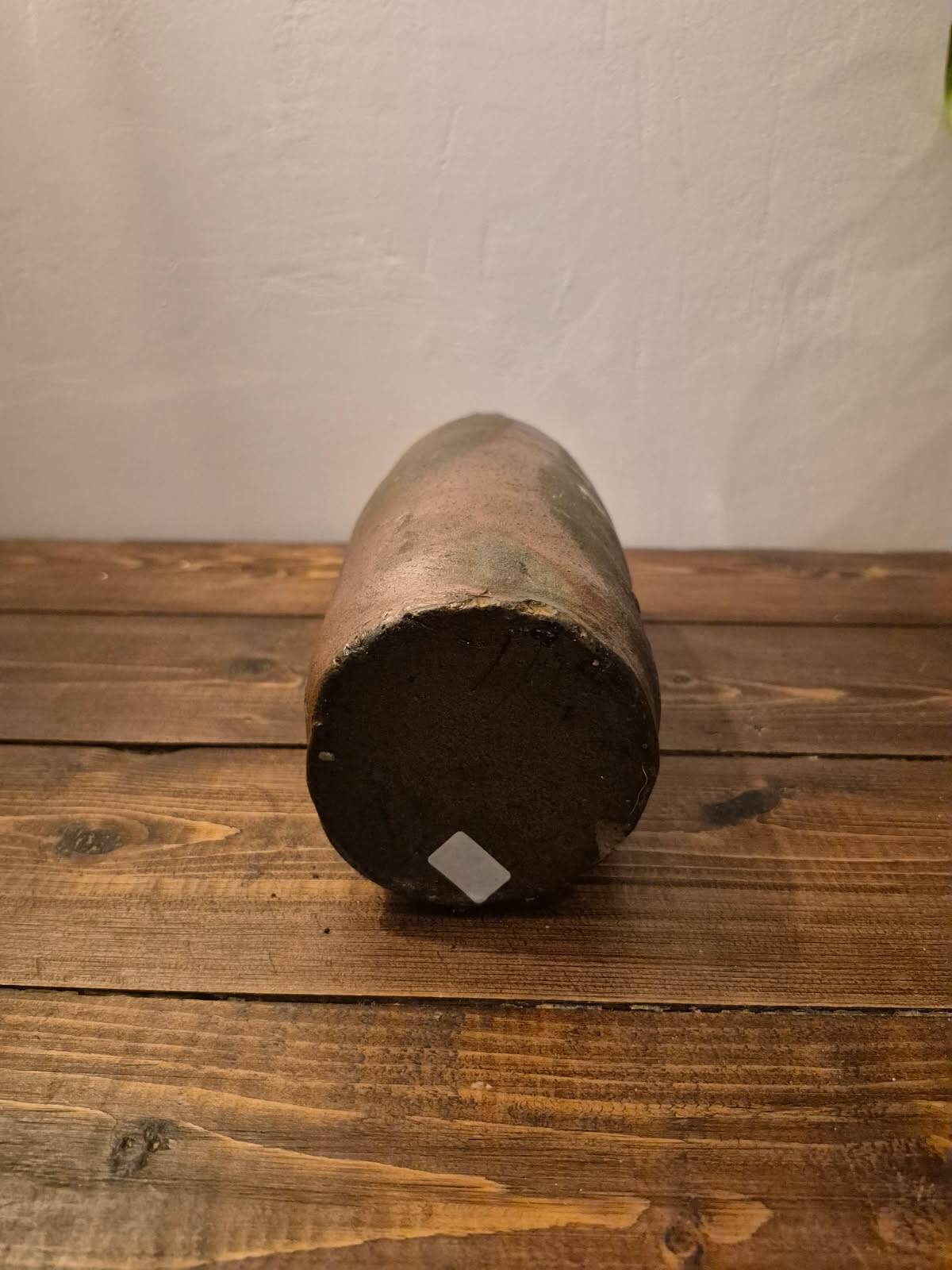 Brown stoneware bottle
