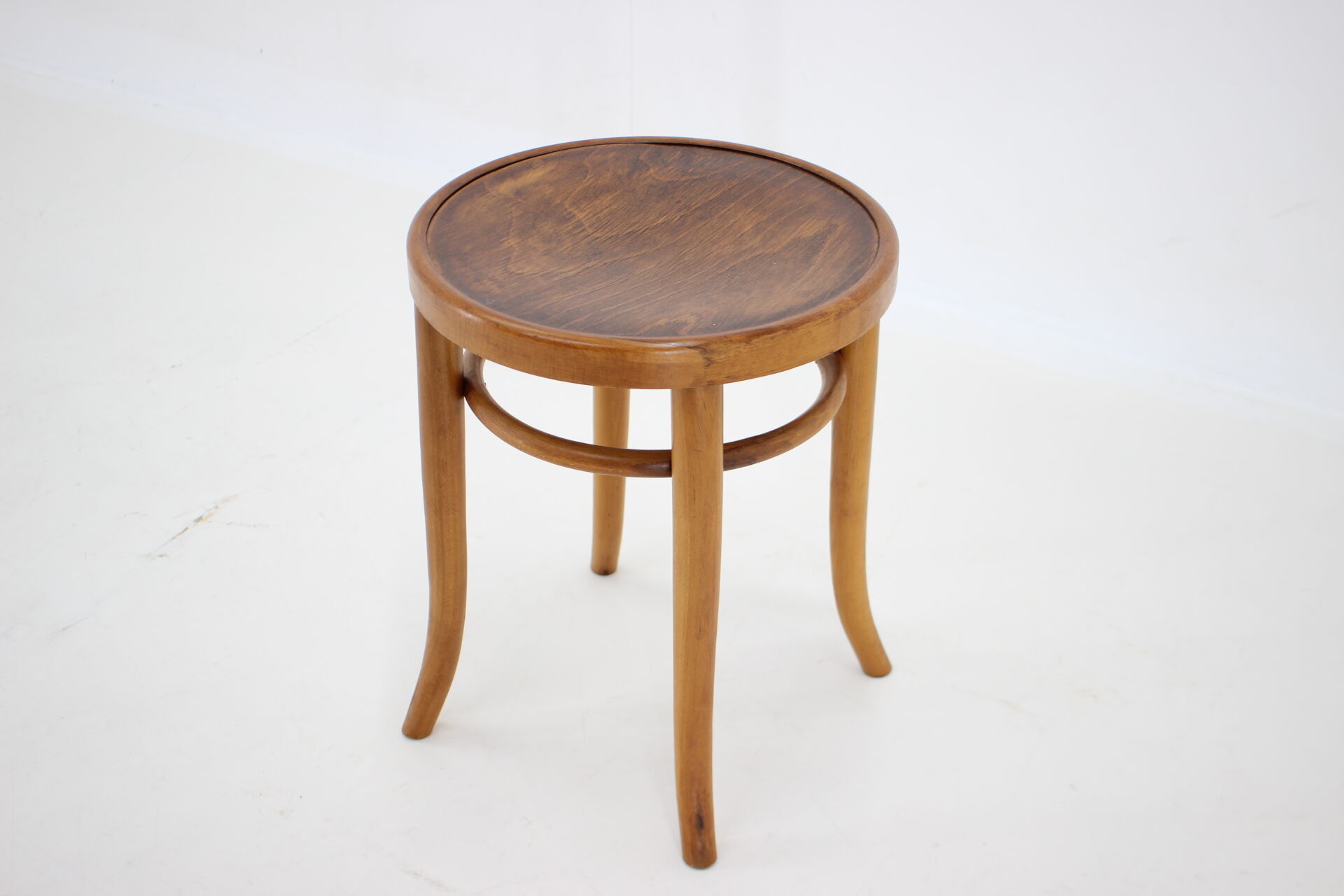 1940s Thonet Stool, Czechoslovakia