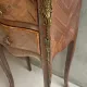 Louis XV style bedside table in marquetry with a top m