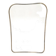 Grand miroir italien des années 50, 71x55 cm.