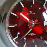 Tokyo Tokei 4 jewels vintage space age japan clock 1970 tulip foot