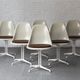Set of 6 dining chairs 'La Fonda' designed by Charles & Ray Eames for Herman Miller