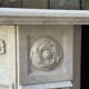 Louis XVI style fireplace in Carrara marble, circa 1880