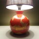Lamp golden Carp Koi pattern