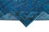 Hand-knotted antique turkish 1980s 146 cm x 263 cm blue rug