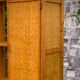 Bamboo cabinet woven and modular pine vintage 1960