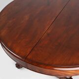 Extendable Antique English Dining Table in Victorian style, ca. 1830