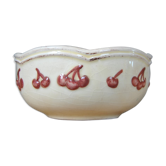 Ceramic bowl cherry décor