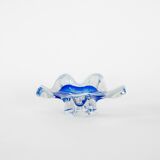 Flower platter, Murano glass, Italian design, 1960s, made in Italy